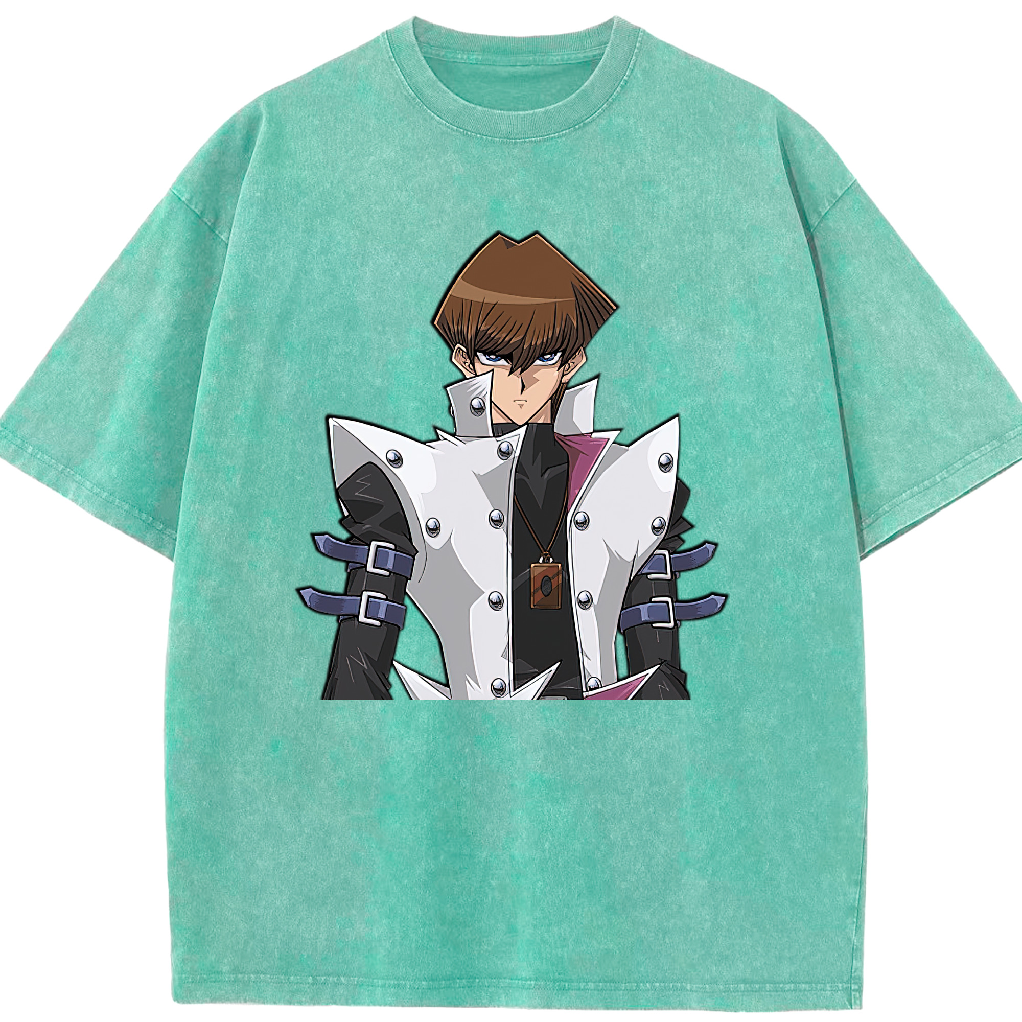 （画像用） 遊☆戯☆王 Yu-Gi-Oh! 綿100% ヴィンテージ風 半袖Tシャツ（フロントプリント）